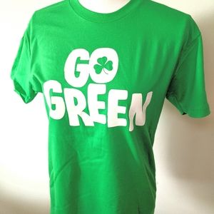 Kelly Green "Go Green" tee (Unisex)